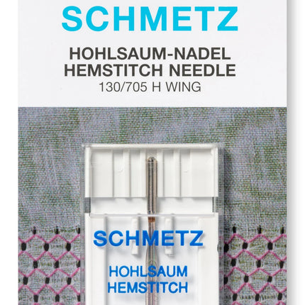 Wing needle for hemstitch