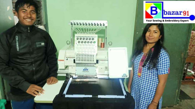 HSW 1218 Single Head Computerized Embroidery Machine