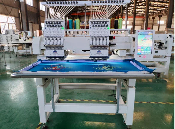 HSW 2X2424 Double Head Embroidery Machine