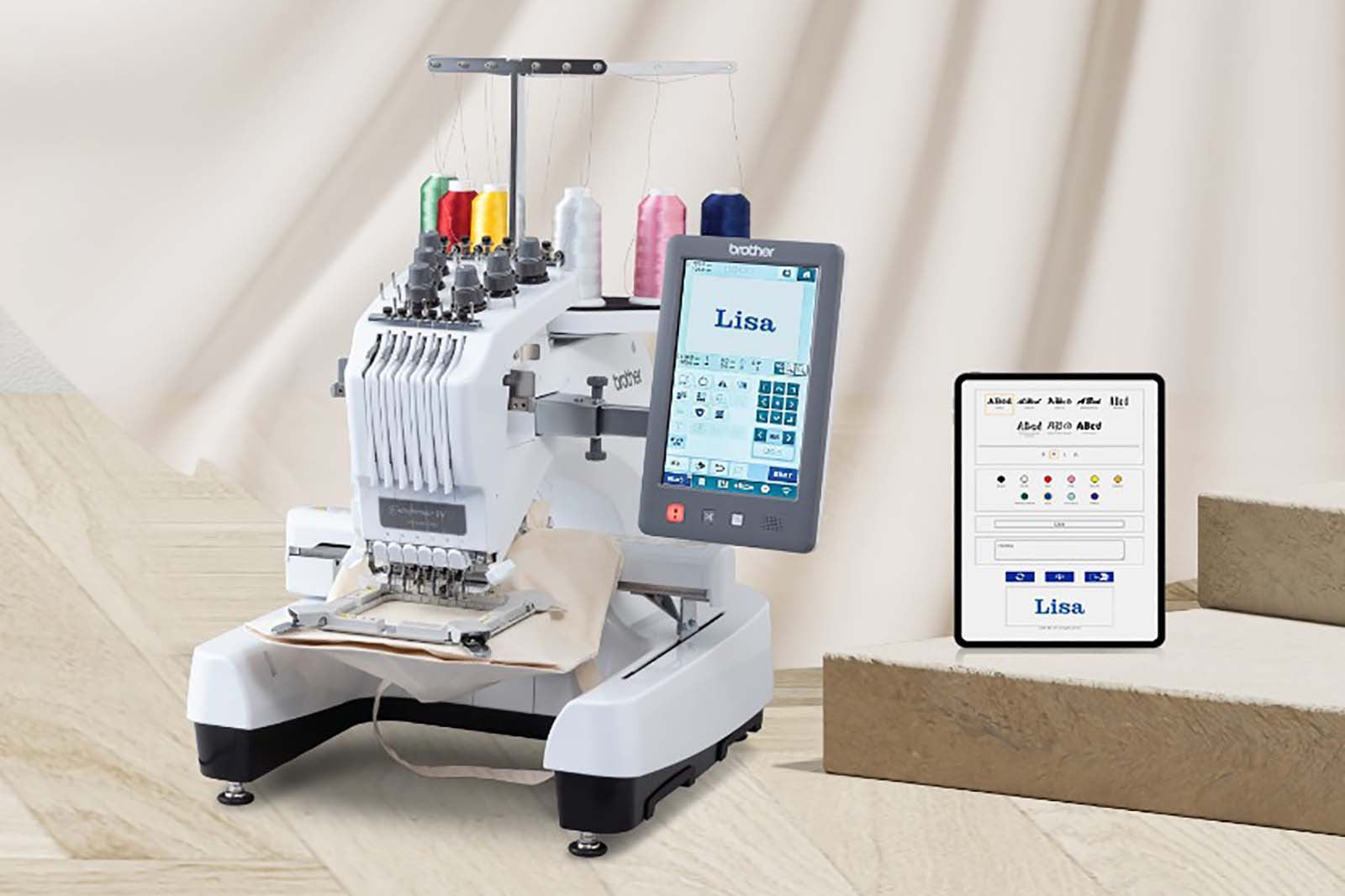 Brother PR 680W Single Head Embroidery Machine With HD LCD Screen