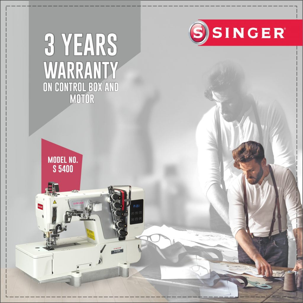 Singer Direct Drive 5 Thread Flatlock-S5400 only on bazar91