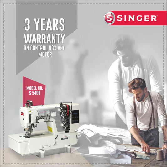 Singer Direct Drive 5 Thread Flatlock-S5400 only on bazar91