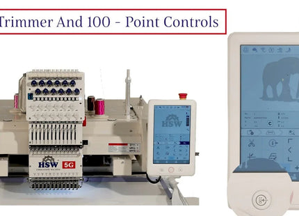 HSW 5G Single head Embroidery machine - Bazar91