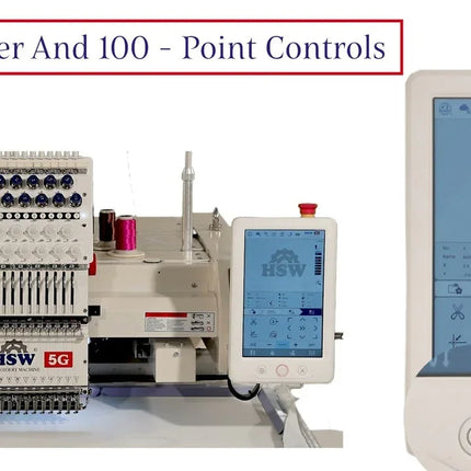 HSW 5G Single head Embroidery machine - Bazar91