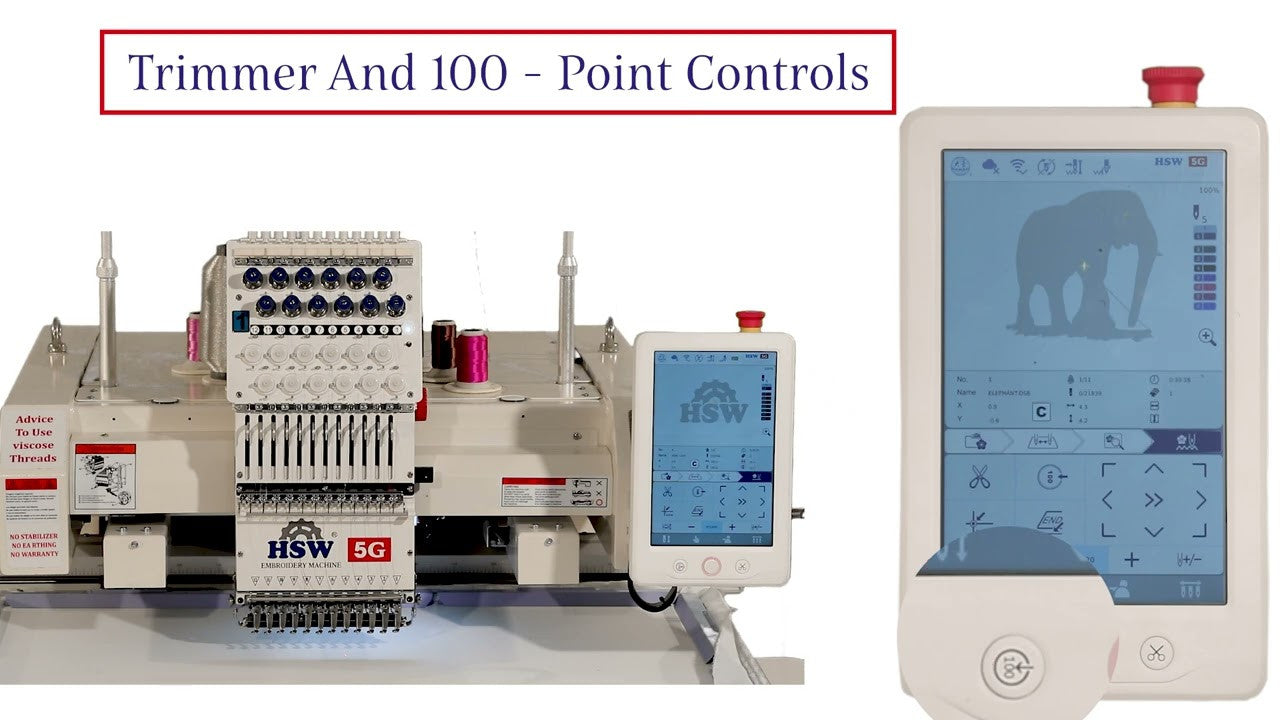 HSW 5G Single head Embroidery machine