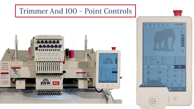 HSW 5G Single head Embroidery machine - Bazar91