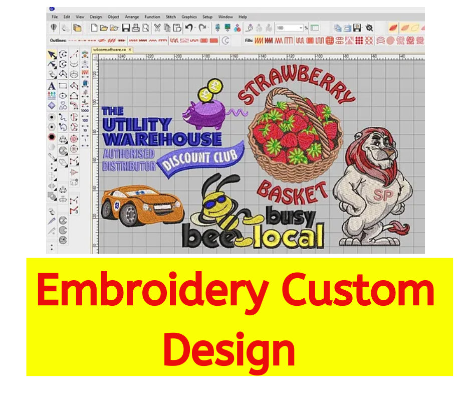 Make Your Custom Embroidery File For Your Embroidery Machine