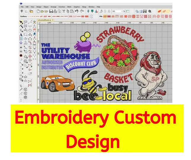 Make Your Custom Embroidery File For Your Embroidery Machine - Bazar91