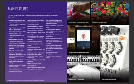 Ricoma SWD 1501 10S Commercial Embroidery Machine 500x800 MM - Bazar91