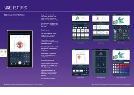 Ricoma SWD 1501 10S Commercial Embroidery Machine 500x800 MM - Bazar91