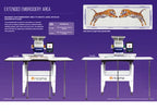 Ricoma SWD 1501 10S Commercial Embroidery Machine 500x800 MM