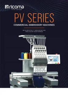 Ricoma PV-1201 Single Head Commercial Embroidery Machine - Bazar91