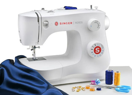 Singer M2605 Electric Sewing Machine Inbuilt 19 & 32 Stitch Function - Bazar91
