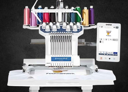 Brother PR1055X Single Head 10 Needle Embroidery Machine