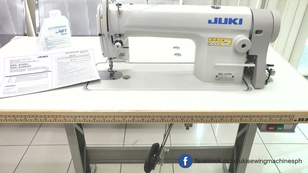 Juki DDL 8100EB Single Needle Lockstitch With Jin Motor Complete set Sewing Machine