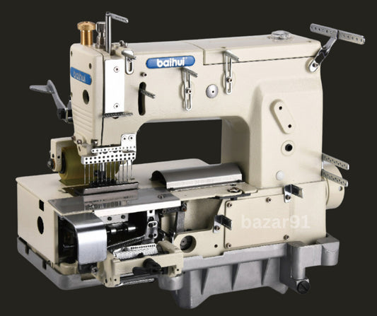 Baihui 12 needle sewing machine with bobin elastic thread