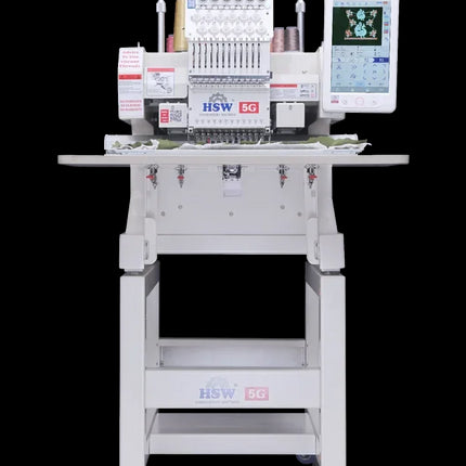 HSW 5G 1216 Single Head 12 Needle Commercial Fully Automatic Embroidery Machine - Bazar91