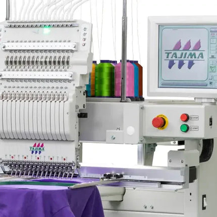 Tajima TMEZ-SC Multi Needle Single Head Embroidery Machine - Bazar91