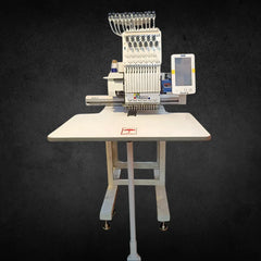 Bazar91 1422 Single Head 12 Needle Commercial Computerized Embroidery Machine - Bazar91