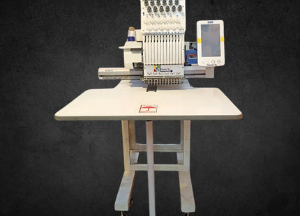 Bazar91 1422 Single Head 12 Needle Commercial Computerized Embroidery Machine - Bazar91