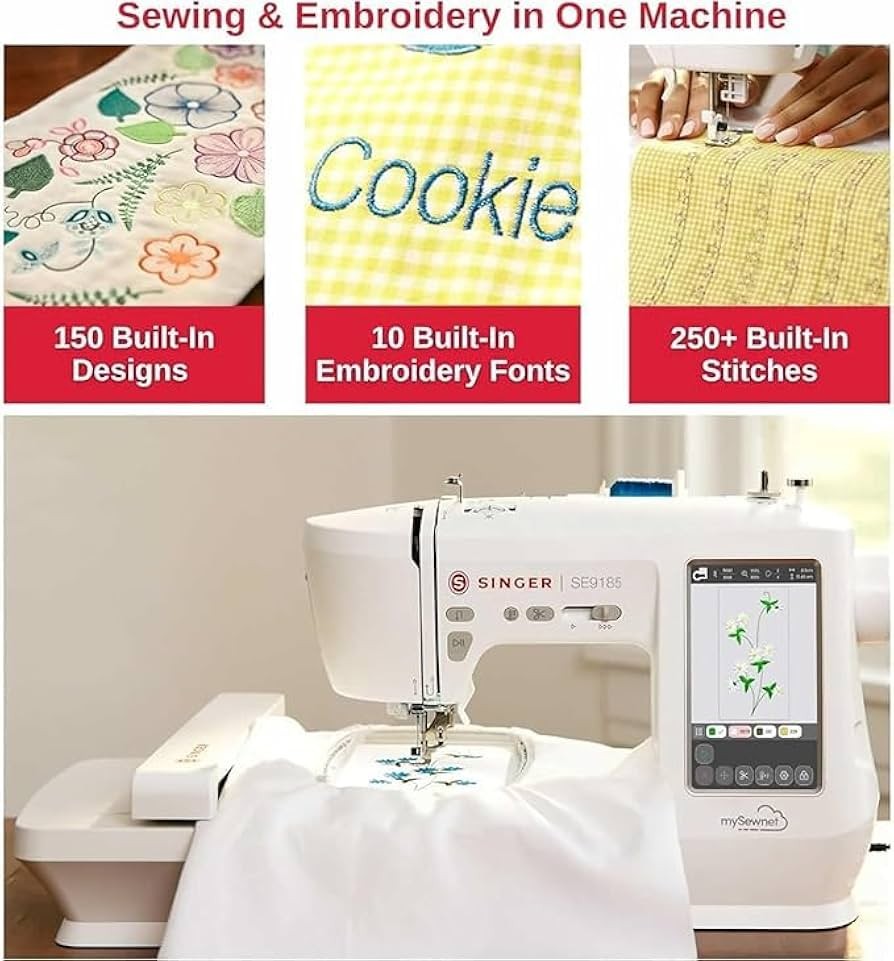 Singer SE9185 Sewing And Embroidery Machine