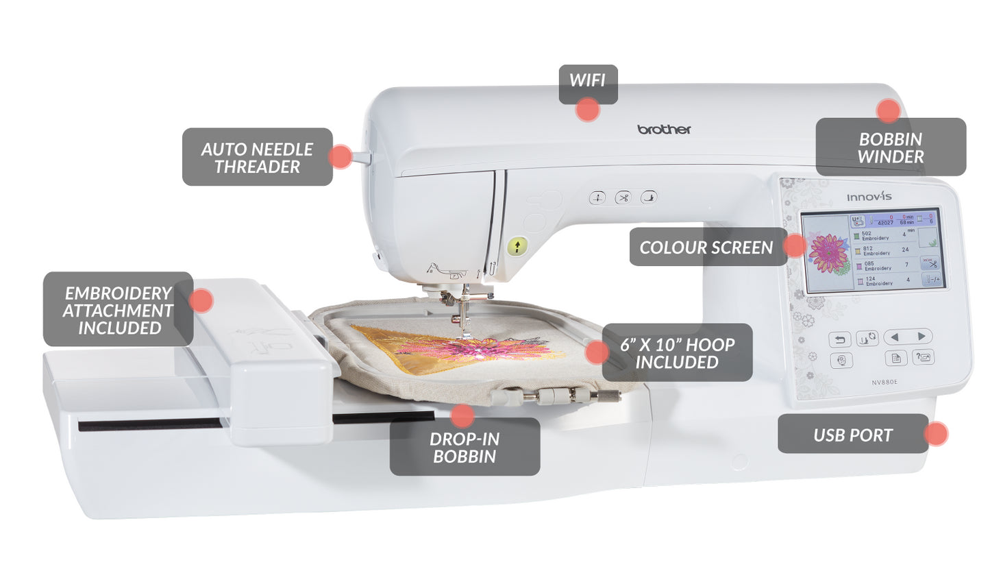 Brother Innov-is NV880E Embroidery Machine