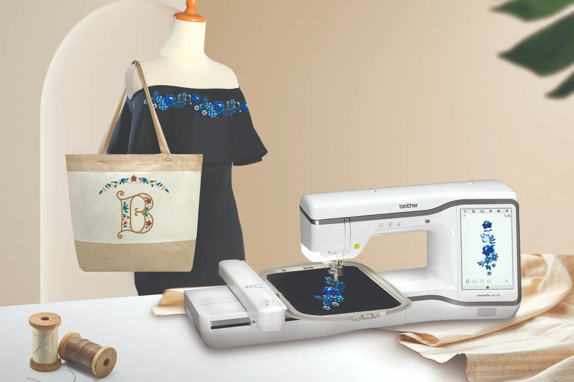 Brother BP3700 Embroidery Machine With Extra Features Couching Embroidery
