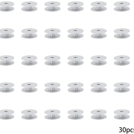 30pcs Aluminum Metal Bobbins for All Tailor, High Industrial Sewing Machine and Umbrella Sewing Machine Parts ✅