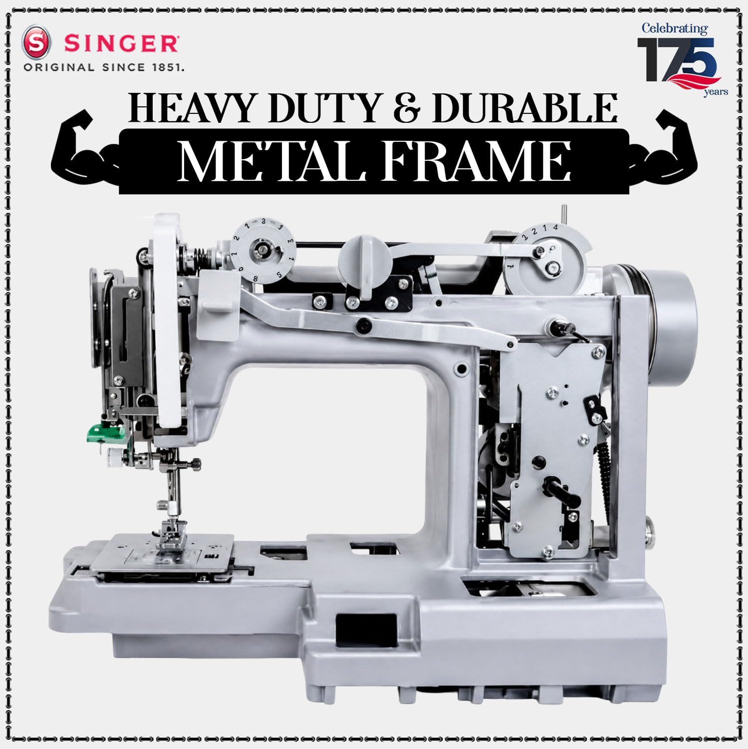 Singer4323 Heavy Duty 23 Inbuilt Stitch Auto Zigzag Sewing Machine