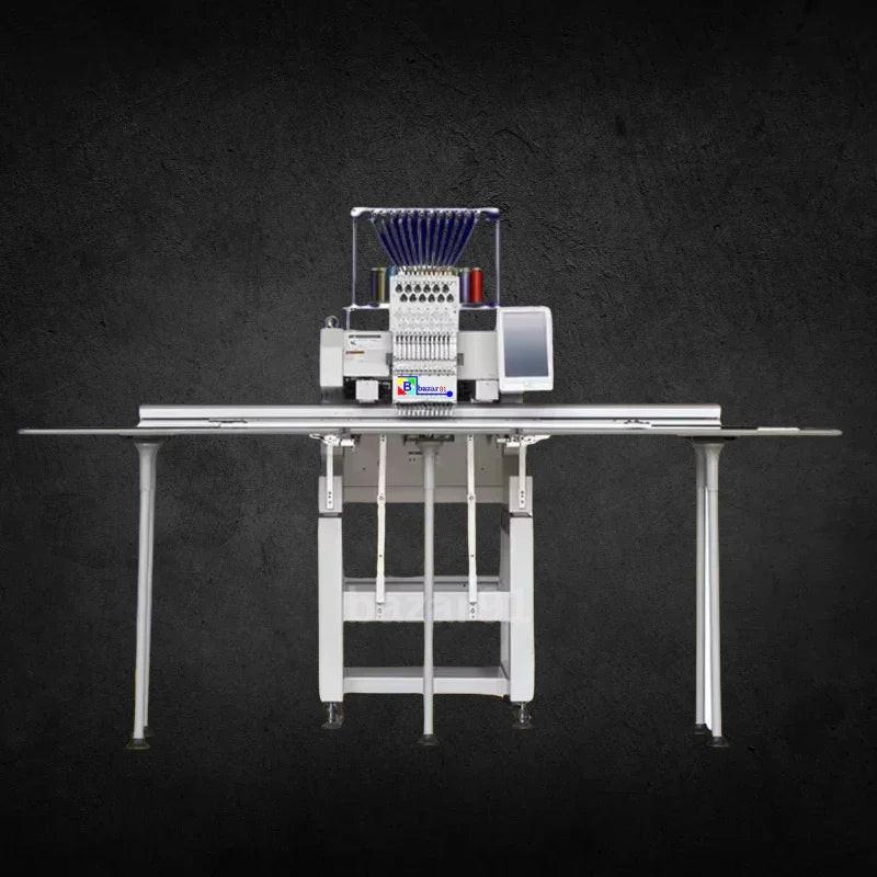 Bazar91 2048 Single Head 12 Needle Computerized Embroidery Machine - Bazar91