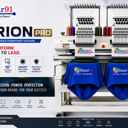 Bazar91 AURION PRO 1202 2 Head Industrial Embroidery Machine
