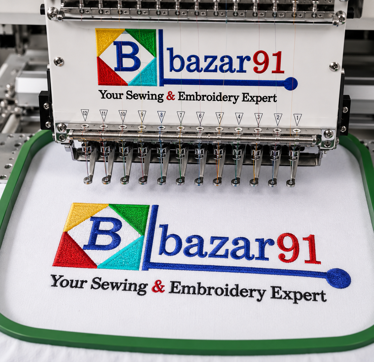 Bazar91 AURION PRO 1202 Double Head Industrial Embroidery Machine
