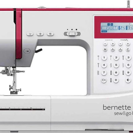 Bernette sew and go 8 computerised sewing machine inbuild 197 stitches