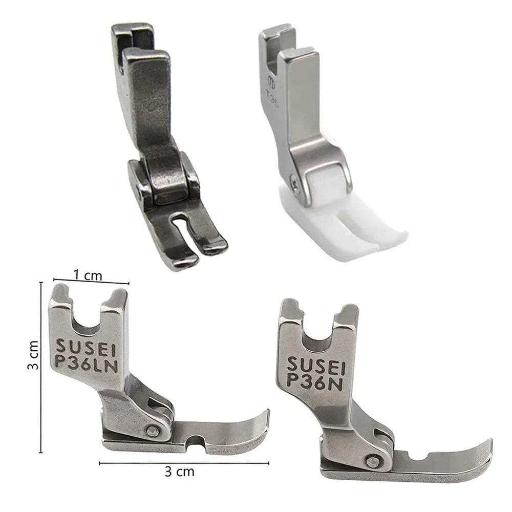 Bobbin Case with Aluminum Bobbins Ordinary Presser Foot P351, Teflon Presser Foot T35,