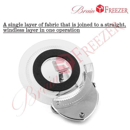 Brain Freezer Sewing Machines Embroidery Foot Compatible with Butterfly Brother Singer Janome Juki Silver