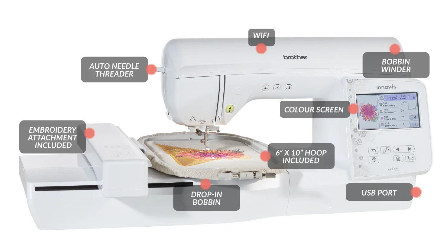 Brother Innov-is NV880E Embroidery Machine - Bazar91