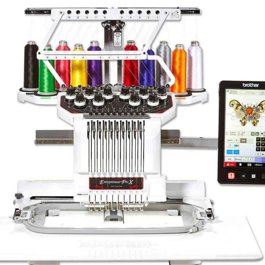 Brother PR1050 X Entrepreneur 10-Needle Home Embroidery Machine