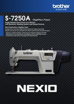 Brother S-7250A NEXIO Industrial Lockstitch Sewing Machine | DigiFlex Feed | Direct Drive