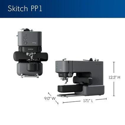 Brother Skitch PP1 Embroidery Machine Black Color - Bazar91