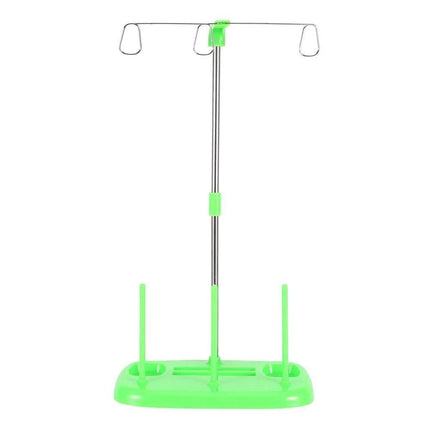 Cones Spool Stand, 3 Cones Embroidery Thread Holder Spool Stand for Household Sewing Machine, Sewing Machine Parts(Green) - Bazar91