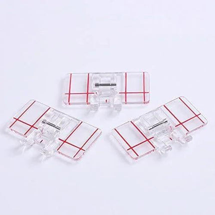 Boundless® Domestic Sewing Machine Parts Presser Foot Border Guide Foot 605 for Janome Brother Juki