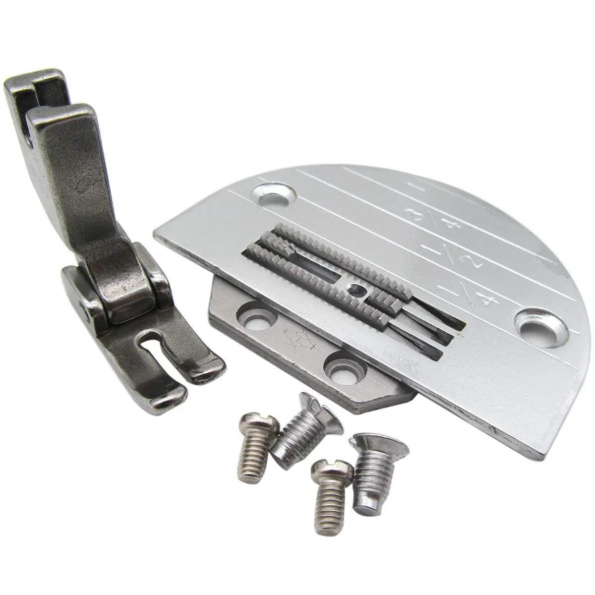 E Type Feed Dog, Needle Plate and Presser Foot Set for Tailor, High Industrial Sewing Machine and Umbrella Sewing Machine Parts - Bazar91