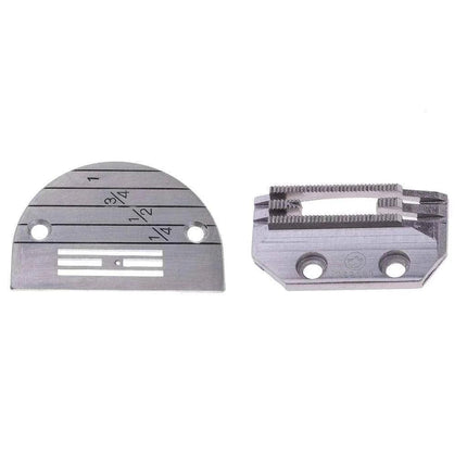 E12 Feed Dog and Needle Plate Set Industrial Sewing Machine Part Attachments