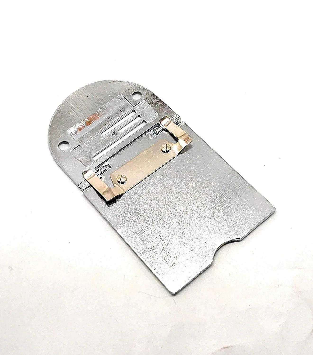 Folding Slide Needle Plate for Domestic Sewing Machines
