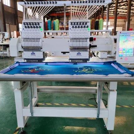 HSW 2X2424 Double Head Embroidery Machine