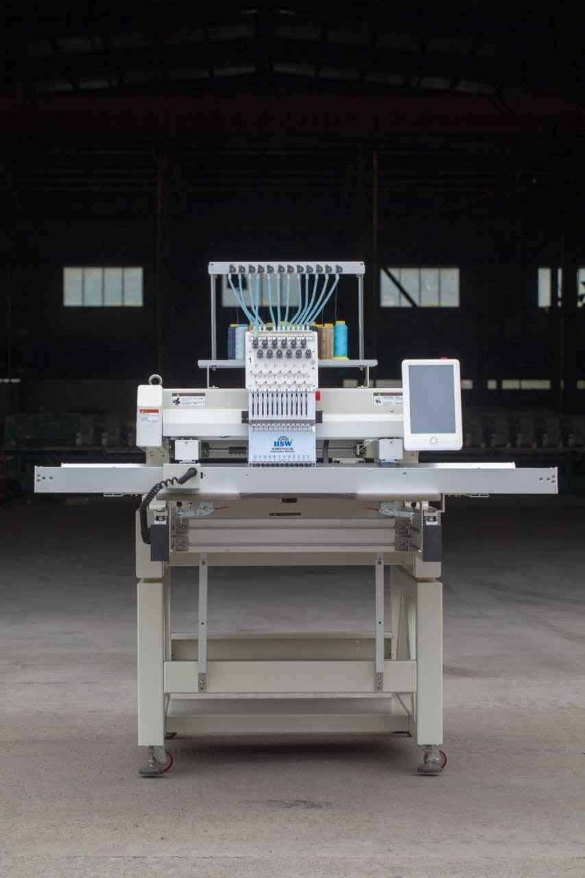 HSW 3248 Single Head Embroidery Machine  Bigger frame area 32x48 inches (800x1200mm)
