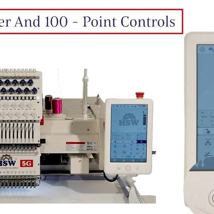 HSW 5G Single head Embroidery machine - Bazar91