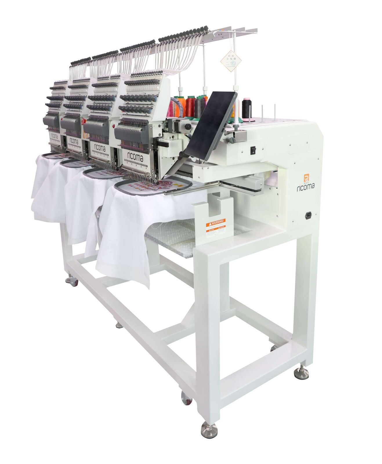 MT Series Single Head Embroidery Machine with TC-10S 10" Touch Screen Control System