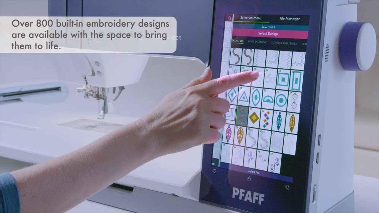 PFAFF CREATIVE ICON Sewing & EMBROIDERY MACHINE