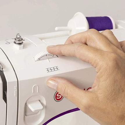 Singer M3505 Professional Sewing Machine - 34 Functions, Automatic Stapler, Creative Sewing for All Fabrics, Electric, Portable, Easy Stitching for Beginners - Black